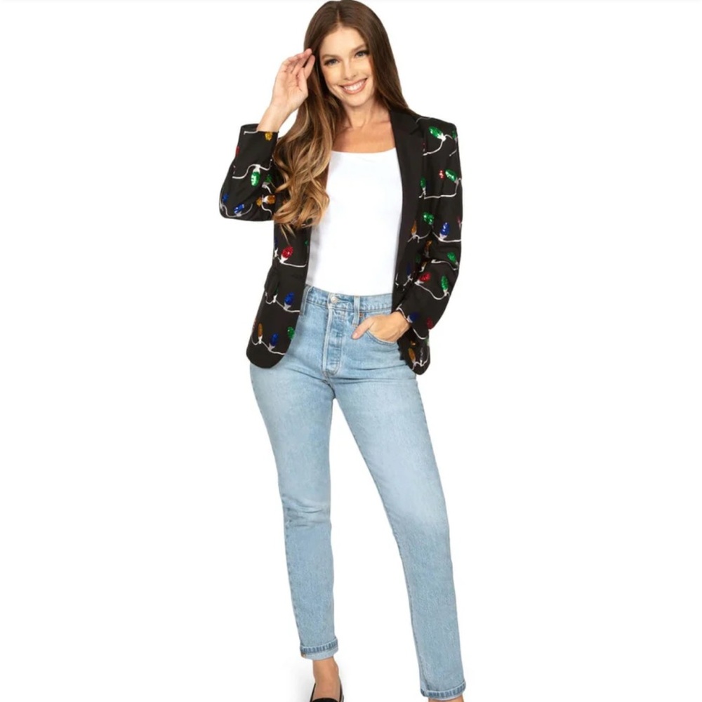 Tipsy Elves Medium Tangle Wrangle Blazer